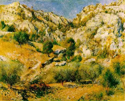 Rocky Craggs at L'Estaque Pierre-Auguste Renoir